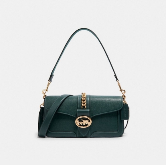 COPY - Coach Chain Flap Georgie Crossbody Bag - Picture 1 of 14